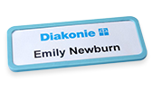 The tried-and-tested office "classic" name tag has been used for years in the healthcare sector. Especially in this area the smag&reg; "extra" magnetic system provides a secure hold and has proven itself many times.