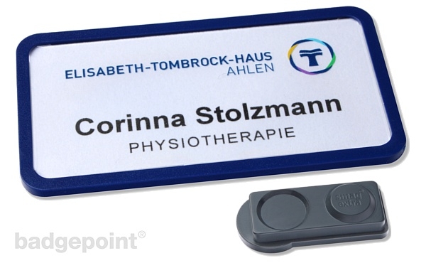 Office 40 Quick Print Magnet Extra Strong 81 X 43 Mm Name