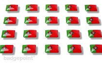 Flag stickers "Portugal"