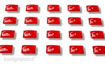 Pegatinas con banderas "Turquía"