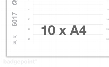 Bristol blanc vierge 6017