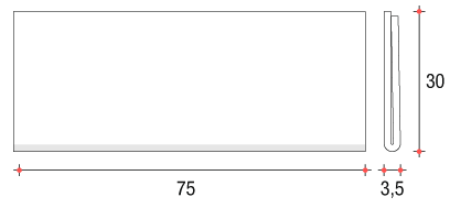 technische Zeichnung von plano 30